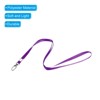 Unique Bargains Polyester Wear-resistant Lightweight ID Card Neck Lanyards with Hook 50 Pcs - 4 of 4