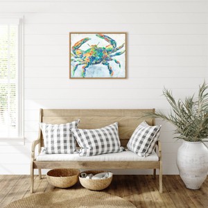 Amanti Art Rainbow Crab II by June Erica Vess Framed Wall Art Print - 1 of 4