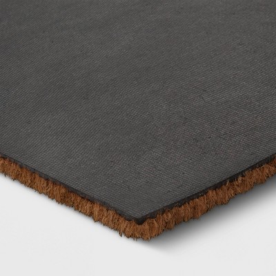 1&#39;6&#34;x2&#39;6&#34; Stay Awhile Coir Doormat Natural - Threshold&#8482;