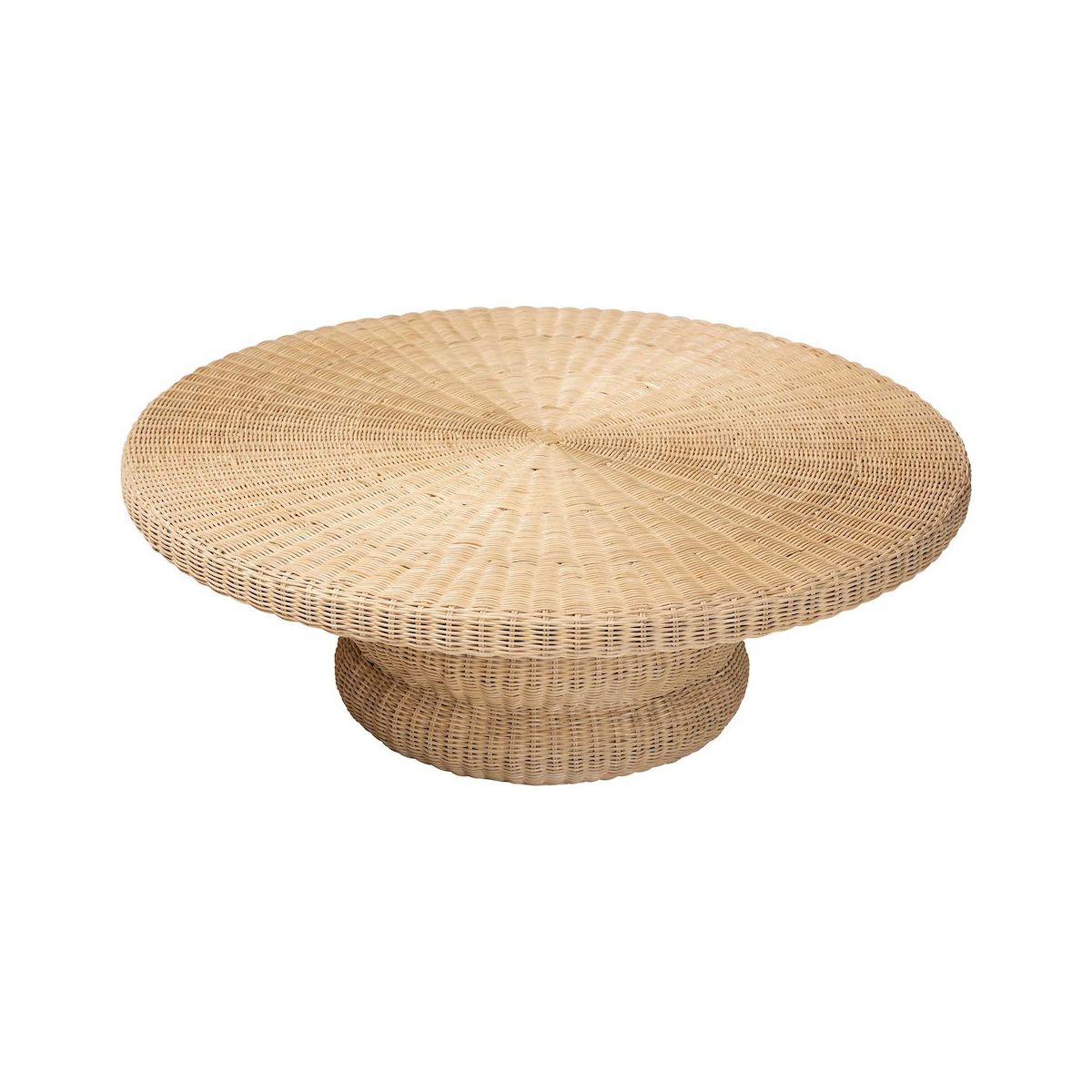 bali & pari,Silvia Natural Rattan Coffee Table - thumbnail 2