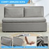 Mjkone Corduroy Fabric Queen Size Pull Out Sofa Bed, 2-in-1 Modern Pull Out Sleeper Sofa Couch - 3 of 4