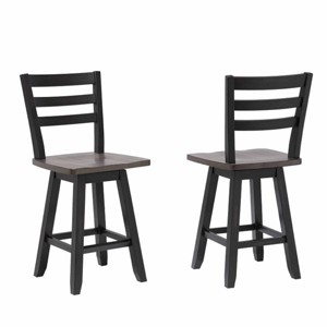 Brassex Set of 2 Artega Counter Height Barstools - 1 of 4