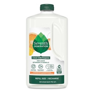 Seventh Generation Lemongrass & Clementine Dish Liquid Soap - 1 of 4