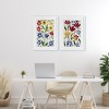Stupell Industries Scandinavian Wild Flowers 2pc Framed Print Under Glass Set - 2 of 4