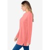 Woman Within Plus Size Waffle Thermal Sweatshirt - 4 of 4