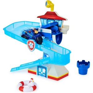 Adventure Bay Bath Playset with Light-Up Vehicle, Paw Patrol Themed Bathtub Toy for Ages 3+ - 1 of 4
