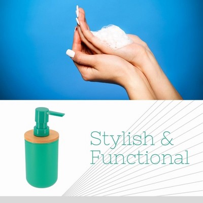 Green Caribbean Bamboo Soap and Lotion Dispenser