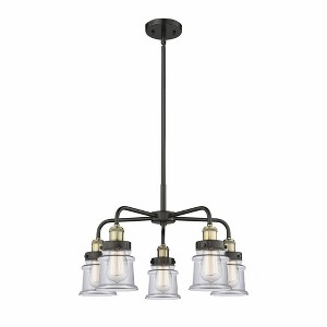 Canton - 5 Light Stem Hung Chandelier In Industrial Style-14.5 Inches Tall and 23.25 Inches Wide - 1 of 1