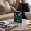 REGALWOVEN Digital Dimmable USB Charger Corded Electric Alarm Clock 3.5"Lx 1.0"Wx 4.7"H 1 Pc - 2 of 4