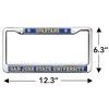 San Jose State Spartans Full Size Standard License Plate Metal Frame - 4 of 4