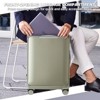 ZACHVO 20-Inch Aluminum Carry-On Luggage, 22×14×9 Airline-Approved Hardshell Suitcase with Front Compartment, Spinner Wheels, TSA Lock – Grey - 4 of 4