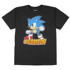 Seven Times Six Sonic The Hedgehog Boys' #GameOn Character Design Gaming T-Shirt - 1 of 3