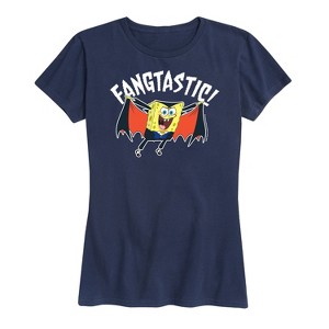 Women's - SpongeBob SquarePants - Fangastic Short Sleeve Graphic T-Shirt - 1 of 4