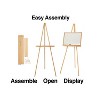 Staples Display Easel 64 Natural Oak 28219US/50447US - 3 of 4