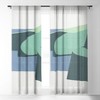 Mile High Studio Color And Shape Cliffs Of Moher 50" x 84" Single Panel Sheer Window Curtain - Society6 - 2 of 4