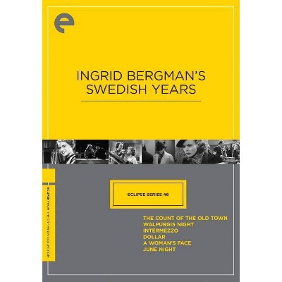 Eclipse Series 46: Ingrid Bergman's Swedish Years (DVD)(2018)