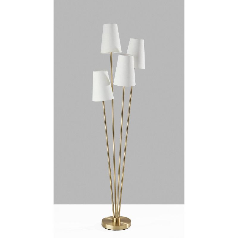 Wentworth Floor Lamp Natural - Adesso, 1 of 6