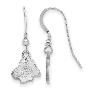 Black Bow Jewelry Sterling Silver East Carolina Pirates NCAA Dangle Earrings - 1 of 3