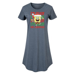 Women's - SpongeBob SquarePants - I'm Ready For Christmas - 1 of 4