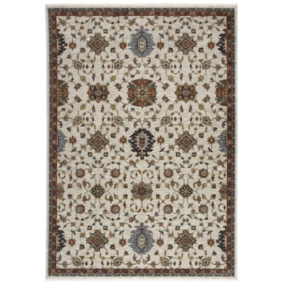 Oriental Weavers Aberdeen 751W1 Ivory/ Multi Indoor Area Rug - 5'3" x 7'6"