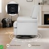 Rocker Recliner Swivel Recliner Nursery Glider Chair Soothing Rocking Motion Nursery Breastfeeding Maternity Chair - 4 of 4