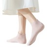 Anna-Kaci 3-Pack Women's Low Cut Ankle Socks with Heel Tab Design Antibacterial Cotton - 2 of 3