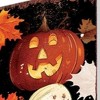 HomeRoots 42" Black White And Orange Halloween Jack-O-Lantern Solid Wood Garden Stake - 4 of 4