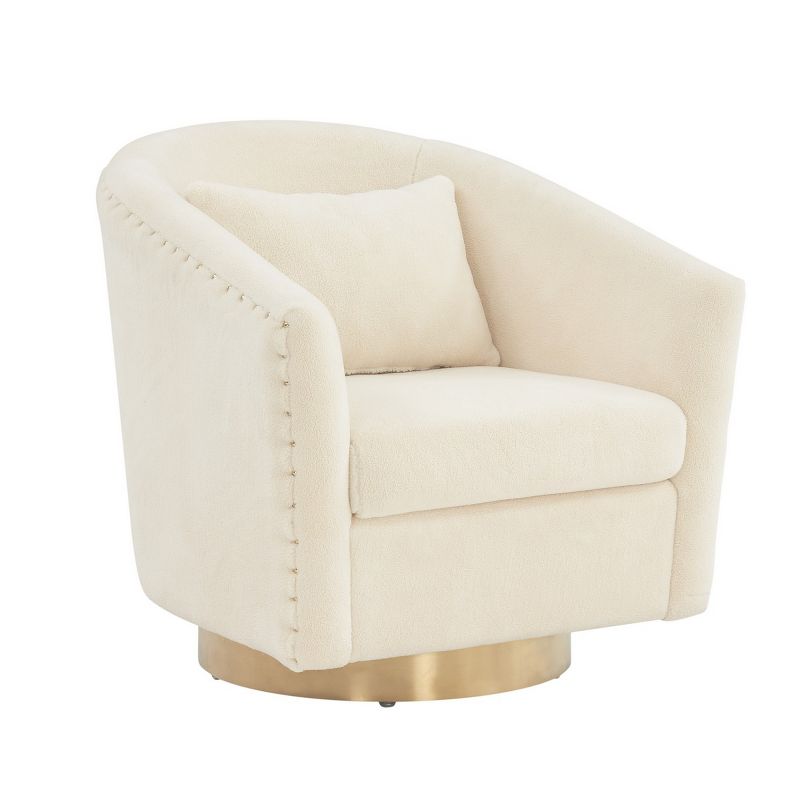 Clara Quilted Swivel Tub Chair  - Safavieh, 3 of 6
