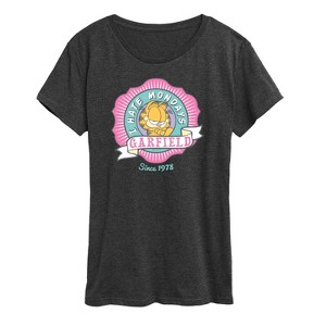 Women's - Garfield - I Hate Mondays Short Sleeve Graphic T-Shirt - 1 of 4