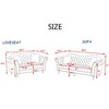 Hybition 2-Piece Velvet Living Room Set - 3 of 4