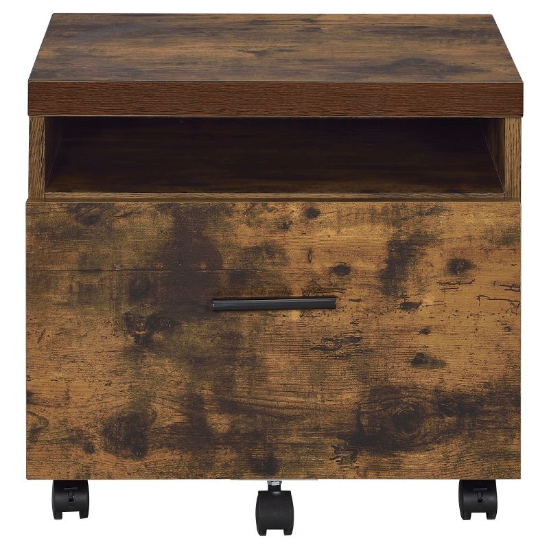 1 Drawer File Cabinet Oak - Acme Furniture, 4 of 7