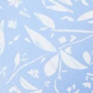french blue batik floral