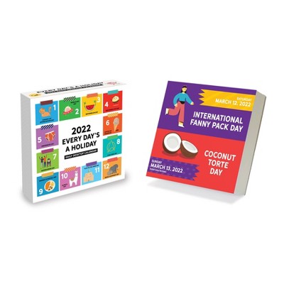 2022 Desktop Daily Calendar Every Day's A Holiday - The Time Factory