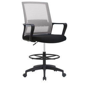 BestMassage Drafting Chair Tall Office Chair with Adjustable Foot Ring - 1 of 4