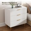 3/5/6 Drawer Dresser for Bedroom with Gold Handles, Modern Wooden Chest of Drawers and Storage Organizer for Living Room, Entryway, or Hallway - 4 of 4
