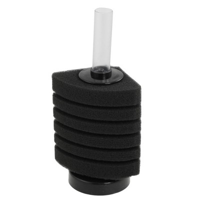 Unique Bargains Fish Tank 6-Layer Sponge Water Corner Filter Black