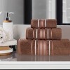 Zero Twist Cotton Solid 3 Piece Bathroom Towel Set by Blue Nile Mills - 2 of 4