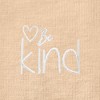 Dalix Be Kind Embroidered Cotton Relaxed Fit Short Sleeve Crewneck Tee Shirt Women - 4 of 4