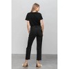 Women's Dani Crop Raw Hem High Rise Straight Jeans - Insane Gene - 4 of 4