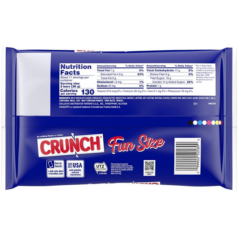 Crunch Fun Size Chocolate Candy Bar - 10oz Bag, 3 of 15