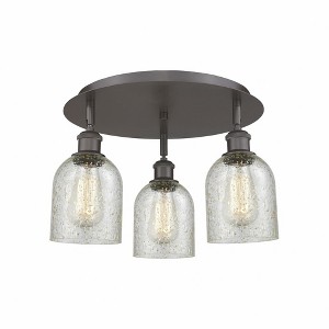 Caledonia - 3 Light Flush Mount In Industrial Style-9.5 Inches Tall and 16.75 Inches Wide - 1 of 1