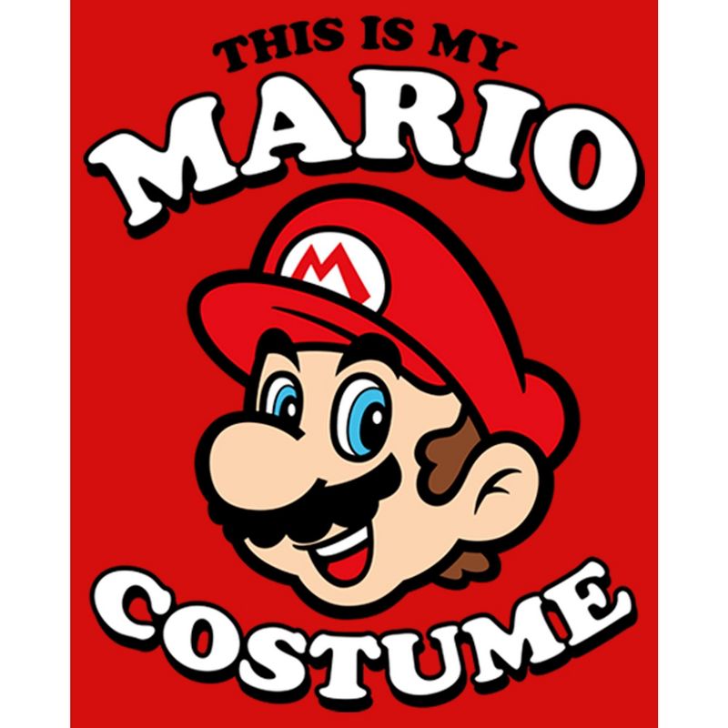 Girl's Nintendo This is my Mario Costume T-Shirt, 2 of 6
