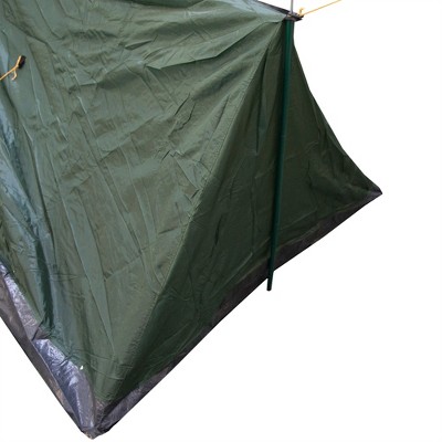 Forest Green 2-Person Three-Season Backpacking Tent with Carry Bag
