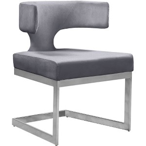 Meridian Furniture,Alexandra Velvet Dining Chair - 1 of 4