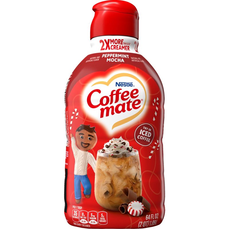 Coffee mate Peppermint Mocha - 64fl oz, 2 of 13