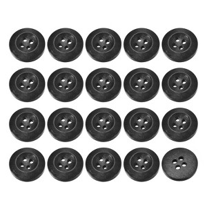 Unique Bargains Wooded Sewing DIY Craft Clothing Sewing Round Buttons 50 Pcs - 1 of 4