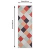 Machine Washable Area Rug With Non-Slip Backing Stain Resistant Easy Cleaning Indoor Carpet For Living Room Bed Dining Room Playroom Office - 3 of 4