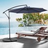 CAVINAS Pool Umbrellas Outdoor Double Sided Rectangular Beach Chair Umbrella for Garden (Base Sold Separately) - 2 of 4