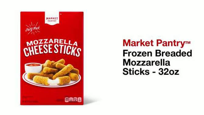 Frozen Breaded Mozzarella Sticks - 32oz - Market Pantry&#8482;, 2 of 5, play video