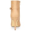 Allegra K Women's Pointed Toe Buckle Strap Stiletto Heels Ankle Boots - 3 of 3